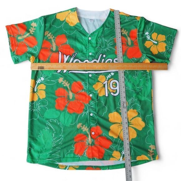 Success Promotions Kinston Down East Wood Ducks MiLB Baseball Tropical Jersey- L - Picture 4 of 6
